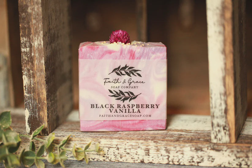 Black Raspberry Vanilla Bar Soap