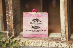 Black Raspberry Vanilla Bar Soap