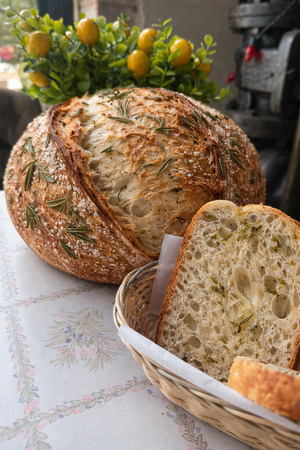 Fresh Baked Bread- Rosemary Organic Sourdough