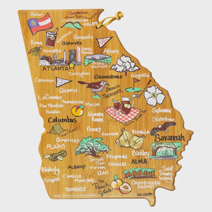 Georgia Cutting Board-Fish Kiss