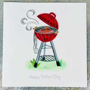 Father's Day BBQ Quilling Card