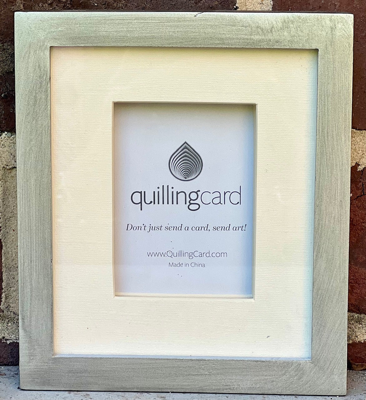 Brushed Silver Gift enclosure Mini Frame