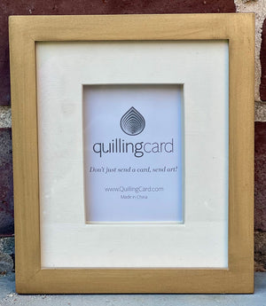 Brushed Gold Gift Enclosure Mini Frame