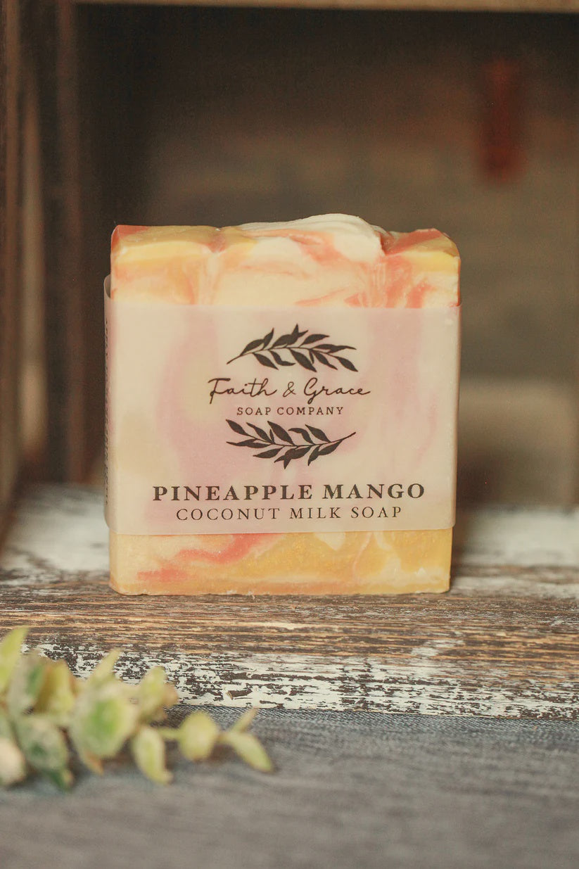 Pineapple Mango Coconut Milk Bar Soap