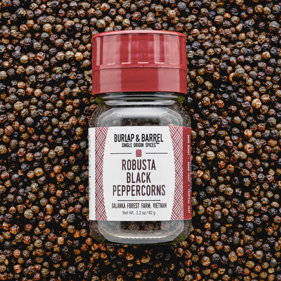 Robusta Black Peppercorns Grinder