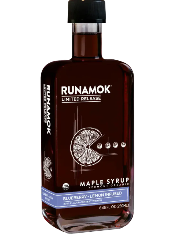 Blueberry & Lemon Infused Maple Syrup