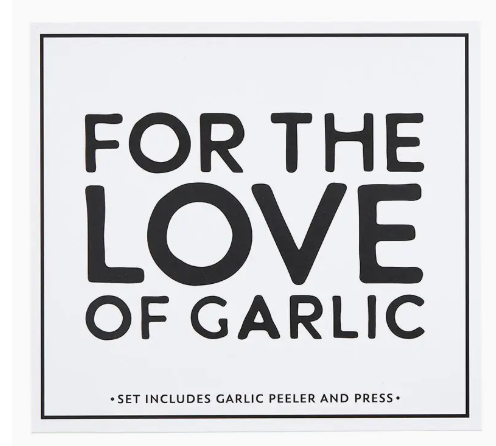 Cardboard Book-Garlic Lover