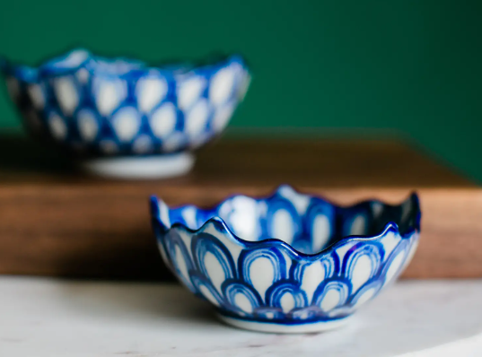 Lotus Bowl/Azul/Small