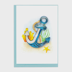 Anchor Quilling Card Enclosure