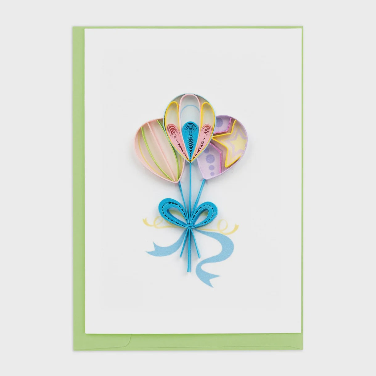 Colorful Balloon Quilling Card Enclosure