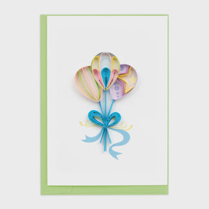 Colorful Balloon Quilling Card Enclosure
