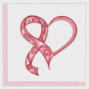 Breast Cancer Awareness Quilling Card