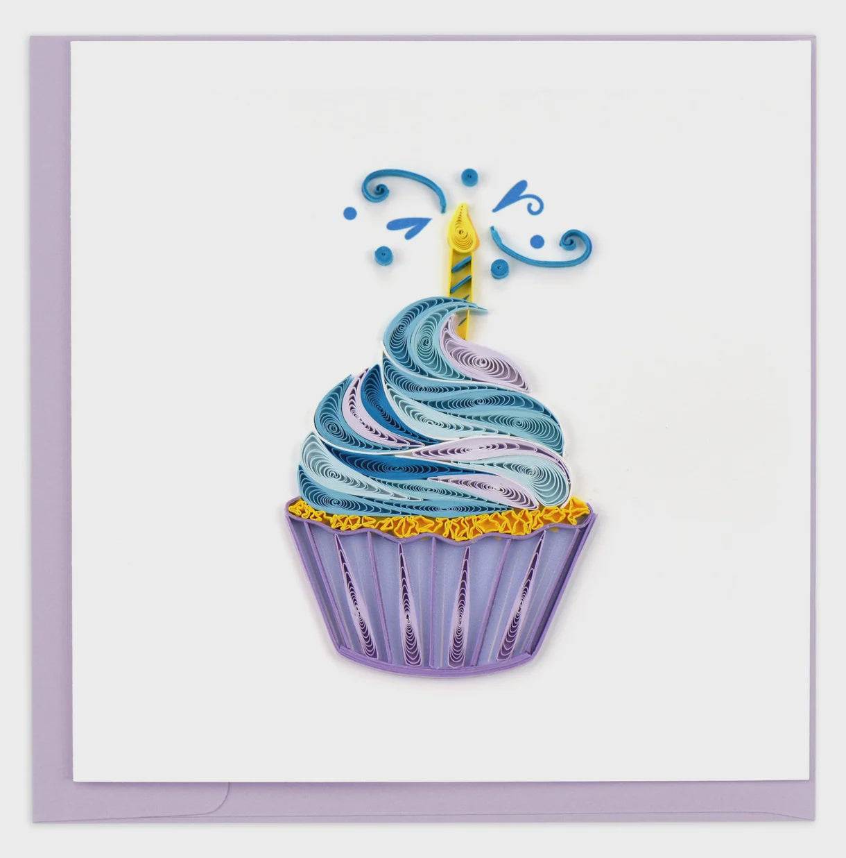 Cupcake and Candle Quilling Card