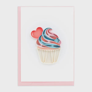 Lovely Cupcake Quilling Card Enclosure