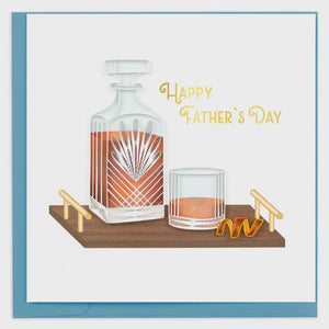 Father's Day Whiskey Quilling Card