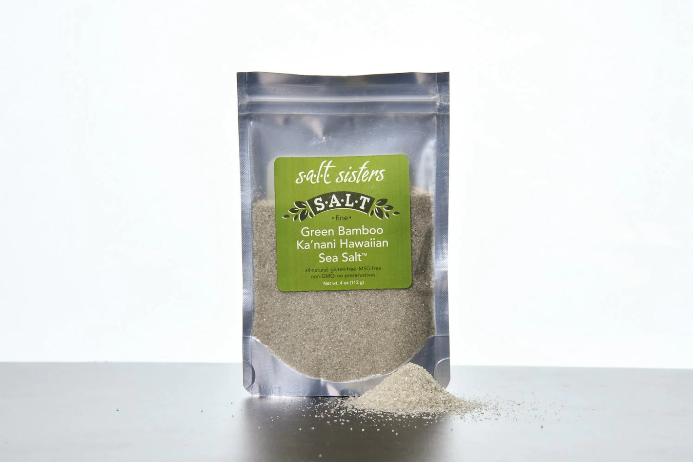 Green Bamboo Ka'Nani Hawaiian Sea Salt