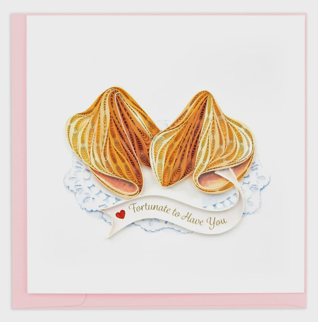 Love Fortune Cookies Quilling Card