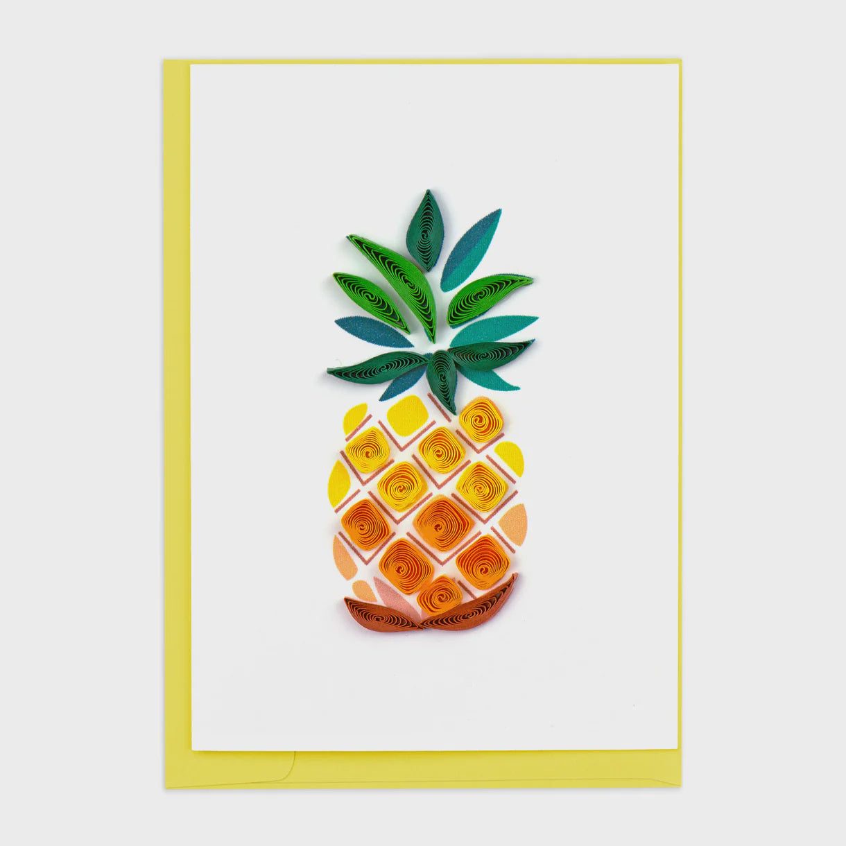 Pineapple Quilling Card Enclosure