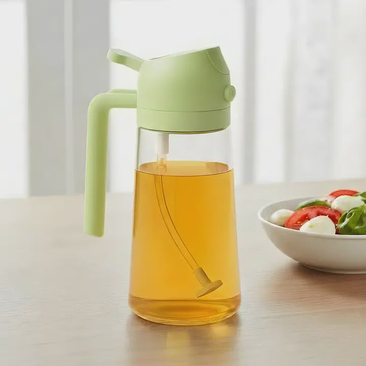 2-n-1 Glass Olive Oil Spray & Pour Bottle