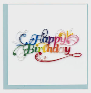 Happy Birthday Quilling Card