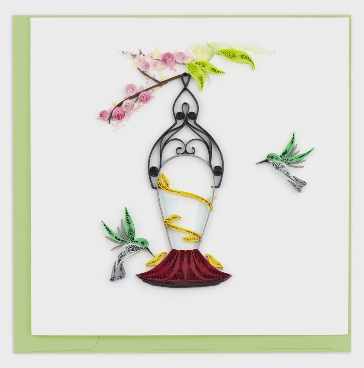 Hummingbird Feeder Quilling Card