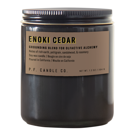Enoki Cedar 7.2oz Standard Soy Candle