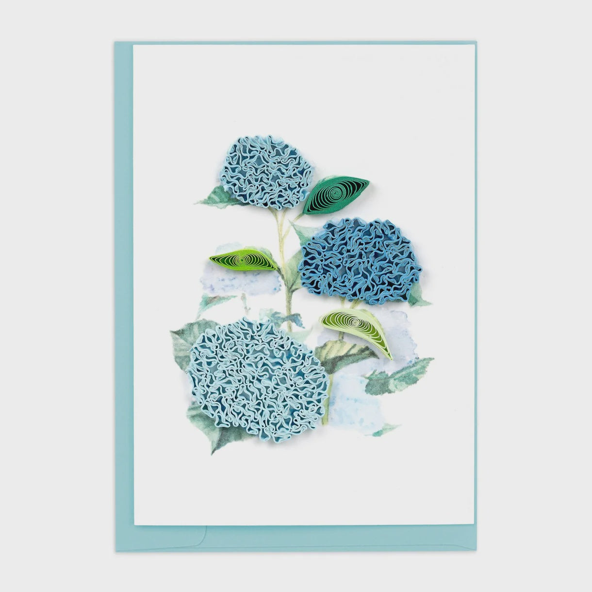 Wild Hydrangea Quilling Card Enclosure