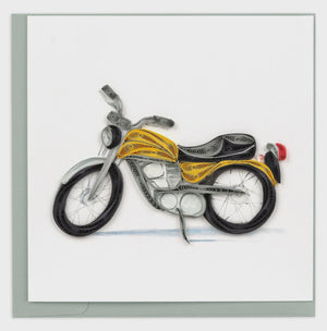 Motorcycle Quilling Card