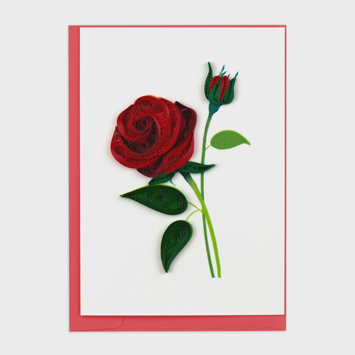 Rose Quilling Card Enclosure