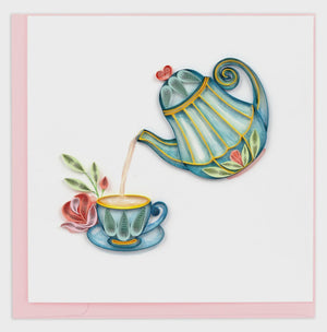 Afternoon Tea Quilling Card