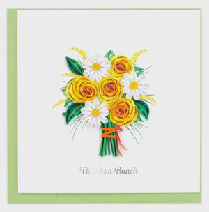 Thanks A Bunch Quilling Card