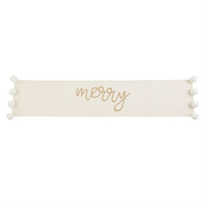 GOLD MERRY TABLE RUNNER