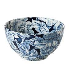 Blue Hibiscus (Mini Footed Bowl) Sugar Bowl Large - 12cm/4.7