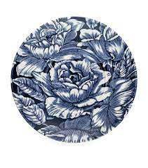 Blue Hibiscus Coffee Saucer - 14cm/9"