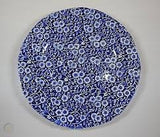 Blue Calico Plate - Medium 8.5"