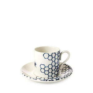 Blue Pollen Coffee Saucer