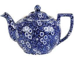 Blue Calico Teapot - Large 3.5 cups