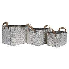 Set of 3 Braxton Baskets