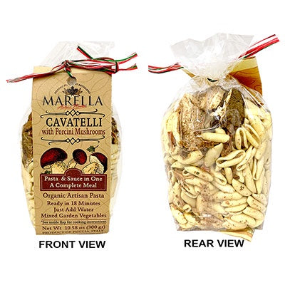 Pasta and Sauce in One Cavatelli w/Mushrooms