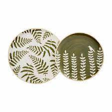 Green Leaf Nested Platters